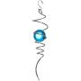 WINDRYTHME Gazing Ball Spiral Tail -Decorative Wind Spinner 11