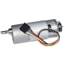 Bemonoc 12V DC Gear Motor with Encoder 10 RPM Low Speed Encoder Metal Gearmotor for Robotics