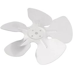 sourcing map DC AC Motor Aluminium Cooling Fan 5 Vanes Silver Tone 167mm Diameter