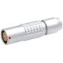 HangTon 0B PHG 2 Pin Free Socket Connector, Female Contact, Circular Push Pull Cable Receptacle
