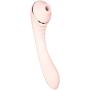 BEELOO Dual Motor Wireless Soft Silent Cordless Waterproof USB Recharging Therapeutic Vi Power Color Pink, Large