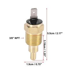 X AUTOHAUX Universal Automotive Radiator Engine Cooling Fan Temperature Thermo Sensor Switch 3/8