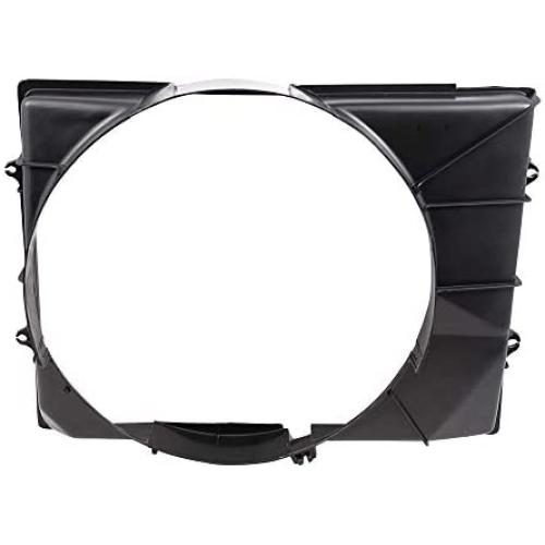 Brock Replacement Upper Radiator Cooling Fan Shroud Compatible with Pickup Truck 4 Cylinder 16711-35020 TO3110101