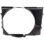 Brock Replacement Upper Radiator Cooling Fan Shroud Compatible with Pickup Truck 4 Cylinder 16711-35020 TO3110101