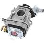 Shnile Carburetor Compatible with Gas 2 Cycle 43cc Powermate PCV43 Southland Mini Cultivator SCV43 Tiller Motor Parts Fuel Line Filter Grommet Kit