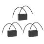 uxcell Ceiling Fan Capacitor CBB61 5uF 250V AC 2 Wires Metallized Polypropylene Film Capacitor 47x29x18mm for Electric Fan Pump Motor Generator 3Pcs