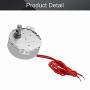Fielect Synchronous Motor AC 24V 4-5RPM Turntable Motor CW/CCW Direction 4W TYC-50 Horizontal Hole Shaft