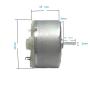 2PCS DC 3V-12V Electric Micro Motor 3V-2700RPM DIY Toy Science Project 500TB-12560 dc Motor