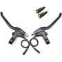 E-Bike Brake Lever WUXING 115PDD , Brake Grips for Electric Bike or E Scooter ,Ebike Accessories Cut Off Power When Brakes Ebike Parts (Waterproof Plug)