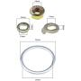 1 Set E-Bike Hub Motor Nuts Bike Safety Washers Electric Bicycle Wheel Lock Nuts Motor Axle Bolt Screw for 750W-1500W Motors with 14mm Shaft