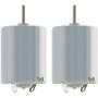 Fielect DC Motor 6V 11000RPM 0.35A Micro Motor Electric Motor Round Shaft for RC Boat DIY Airplane Toys Model DIY Hobby, 2 PCS