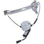 Rear Left Driver Side Power Window Regulator with Motor for Chevrolet Impala 2006-2013 Impala Limited 2014-2016