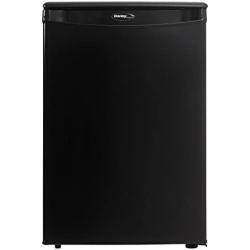 Danby DAR026A1BDD-6 2.6 Cu.Ft. Mini Fridge, Compact Refrigerator for Bedroom, Office, bar, countertop, E-Star Rated in Black