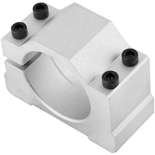 52/65mm Spindle Motor Bracket Cast Aluminium Mount Spindle Clamp Bracket for 3 Dimensional printing CNC Engraving Millng Machine (52mm) 52/65mm Spindle Motor Bracket Cast Aluminium Mount Spindle Clamp Bracket for 3 Dimensional printing CNC Engraving Millng Machine (52mm)