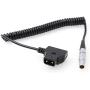 ZBLZGP D-tap to 0B 7 Pin Motor Coiled Power Cable for TILTA Nucleus-M Wireless Follow Focus