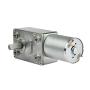 XHSP High Torque Turbo Geared Motor, JGY-370 12V 10rpm DC Worm Gear Motor- Small Electric Motor Low RPM Reducer Self-Locking Motor for DIY Mini Geared Motor