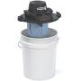Shop-Vac 6004511 Wet/Dry Vac Conversion Kit, Lid Mount for a 5 gal. Bucket, 1-1/4 in. x 4 ft. Hose, 60 CFM, (1-Kit)