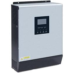 Y&H 3KVA Solar Hybrid Inverter DC24V to AC110V Off Grid Pure Sine Wave Inverter Built in 50A PWM Solar Controller,Support Utility/Generator/Solar Energy Charge