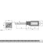 Fielect DC 12V 200RPM N20 Speed Reduction Gear Motor with M4x55mm Lead Screw Thread Shaft for Electronic Toys Mechanical Arms, DIY Mobile Robot, Smart Cars Project 1Pcs