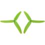 Upgraded Motors Three Blades Propellers Main Propeller Guard Bumpers Protectors for Hubsan H502E H502S Drone Replacement CCW CW with Metal Gears RC Quadcopter Spare Parts Set (Green)