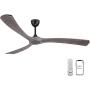Ovlaim 72 inch Outdoor Smart WiFi Solid Wood Ceiling Fan, IP44 DC Motor Ceiling Fan with Remote Control 3 Blades, Compatible with Alexa, Google and Smart Life App Ovlaim 72 inch Outdoor Smart WiFi Solid Wood Ceiling Fan, IP44 DC Motor Ceiling Fan with Remote Control 3 Blades, Compatible with Alexa, Google and Smart Life App