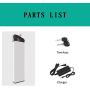 Jieoto Battery for Folding Electric Bike E-Bike 36V 8AH 10AH 13AH 15AH Electric Bicycle Lithium Ion Battery with Charger and BMS Protection Board, for 250W 350W 500W 750W 1000W Bike Motor