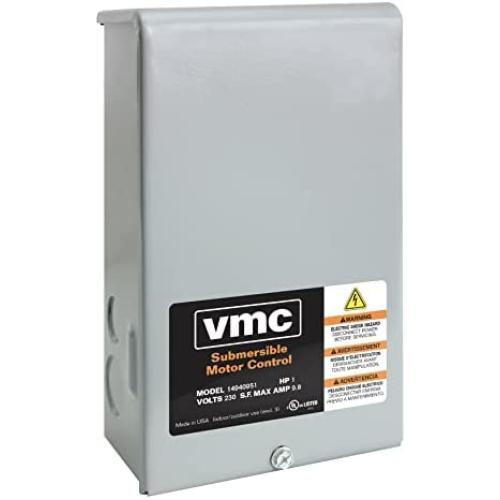 Red Lion 640222 RLCB15-230 1.5-HP 230-Volt VMC Control Box for Well Pump, Grey