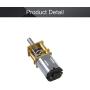 Fielect Mini Gear Motor DC 12V 20RPM Micro Gear Motor, Speed Reduction Motor N20 for RC Car, Robot Model, DIY Engine Toys