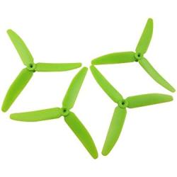 Upgraded Propellers Three Blades Main Blade Propeller Motors with Metal Gears for Hubsan H502E H502S Drone Replacement CCW CW RC Quadcopter Spare Parts Set (Green)