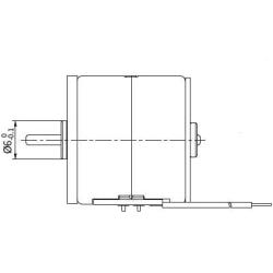 PM Stepper Motor Bipolar 24 VDC 13Ω step angle 18° 2-2 Phase