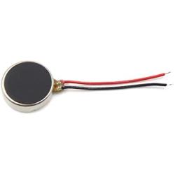 Mecion 10mm x 3mm Mini Flat Coin Viberation Motor 3V 12000RPM DC Motor with Leads 16 pcs