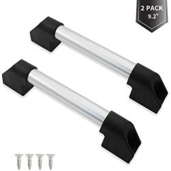 ESUDNT RV Grab Door Handle, Aluminum for Camper, Trailer, Cargo Trailer, Motor Home, Boat, Automotive (2 Pack, Come with Screws)