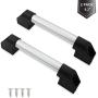 ESUDNT RV Grab Door Handle, Aluminum for Camper, Trailer, Cargo Trailer, Motor Home, Boat, Automotive (2 Pack, Come with Screws)