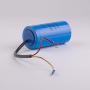 Fetcus CD60 300uF 300V AC Starting Capacitor For Heavy Duty Electric Motor Air Compressor Red Yellow Two Wires
