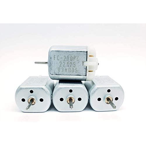 4 Pack - 10mm Flat Shaft Central Door Lock Actuator Motor FC-280PC-22125 FLAT SHAFT, D Spindle, Power Locking Repair Engine