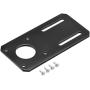 MECCANIXITY Motor Bracket Motor Mounting Holder 100x50mm Black for NEMA 17 Stepper Motor with Screws 2 Set