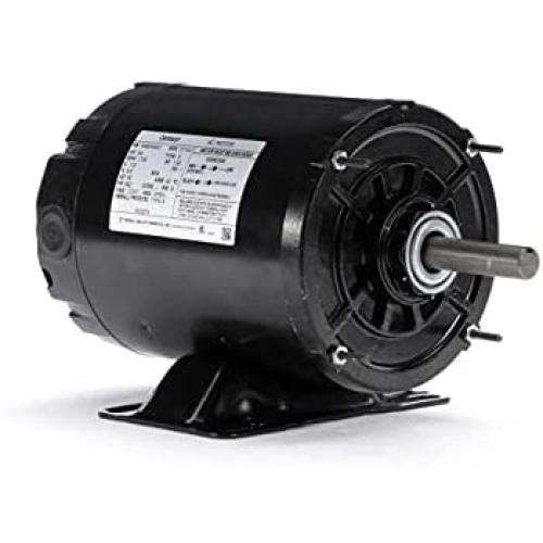 Belt Drive Motor: 1 Speed, Open, Rigid Base Mount, 3/4 HP, 1, 725 Nameplate RPM, 115V AC - 1 Each Belt Drive Motor: 1 Speed, Open, Rigid Base Mount, 3/4 HP, 1, 725 Nameplate RPM, 115V AC - 1 Each