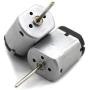 Pangocho Jinchao-Dc Motor 22 mm Long Shaft DC Motor Micro, Shaft Dia: 2mm Power Motor for DIY Toy Cars Model Boats, DC 6-12V Motor 1650-3300 RPM, Easy to Install