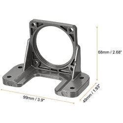 MECCANIXITY Motor Bracket Motor Mounting Holder 49x99x68mm Brown for 60/68KTYZ Motor