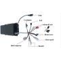 Programmable, 3000W Electric Bike Conversion Kit with 3000W Brushless DC Motor/E-Bike Conversion Kit,72V 80A Sabvoton Controller with PAS and Alarm
