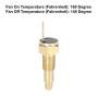 X AUTOHAUX Universal Automotive Radiator Engine Cooling Fan Temperature Thermo Sensor Switch 1/8