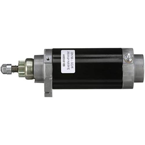 Quicksilver Starter Motor Assembly 893891T - for 65 HP - 90 HP Mercury and Mariner 2-Cycle Outboards