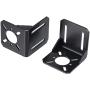 MECCANIXITY Motor Mounting Bracket Steel Motor Holder 54x50x51mm Black for 42 Stepper Motor 4 Pack