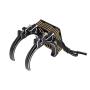 DKKY Aluminum Motor Cooling Fan 40-43mm Adjustable Dual Motor Mounts for ARRMA Axial TRAXXAS 1/10 RC Car 4274 4068 4268 Motor (Black Gold)