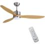 Ovlaim 52 Inch Smart Wifi Ceiling Fan Compatible App, Voice and Remote Control, Quiet DC Motor 6 Speed Ceiling Fan with Dimmable Light, 3 Oak Wood Blade Ovlaim 52 Inch Smart Wifi Ceiling Fan Compatible App, Voice and Remote Control, Quiet DC Motor 6 Speed Ceiling Fan with Dimmable Light, 3 Oak Wood Blade