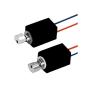 Xnrtop 20Pcs DC 3V 3500RPM Pager Cell Phone Micro Vibration Motor 4mm x 8mm(Black)
