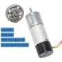 BEMONOC 25GA370 Encoder Metal Gearmotor 12V DC 25RPM Gear Motor with Encoder for Arduino and 3D Printers