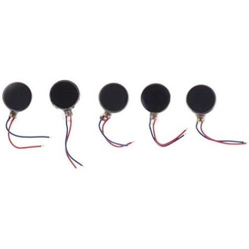 Aodesielectronics 10x2.7mm Coin Flat Vibrating Motor DC 3V Micro Vibration Motor for Mobile Phone(5 Pcs)