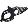 Aluminum Motor Mount for Arrma Granite Mega Typhon/Big Rock/Senton 3S Outcast/Kraton 4S Models RC Car Monster Truck Buggy Replacement (Black)