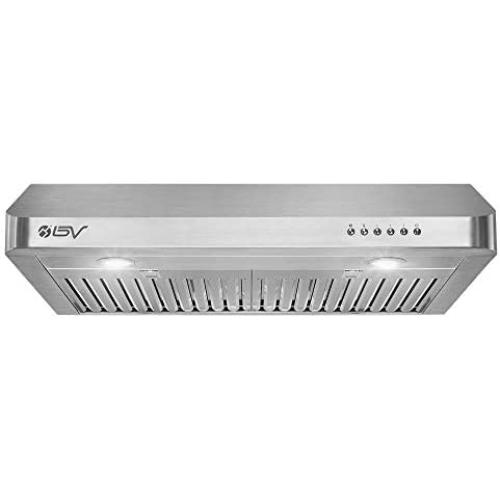 BV Range Hoods 30 Inches Under Cabinet| Dual Motor Extra High Power| Stainless Steel Kitchen Hood with LED Lights| Ducted Kitchen Exhaust Hood